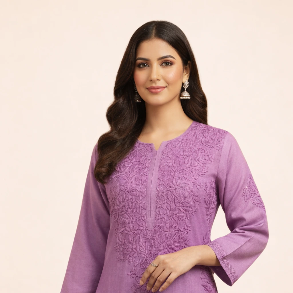 Chanderi Chikankari