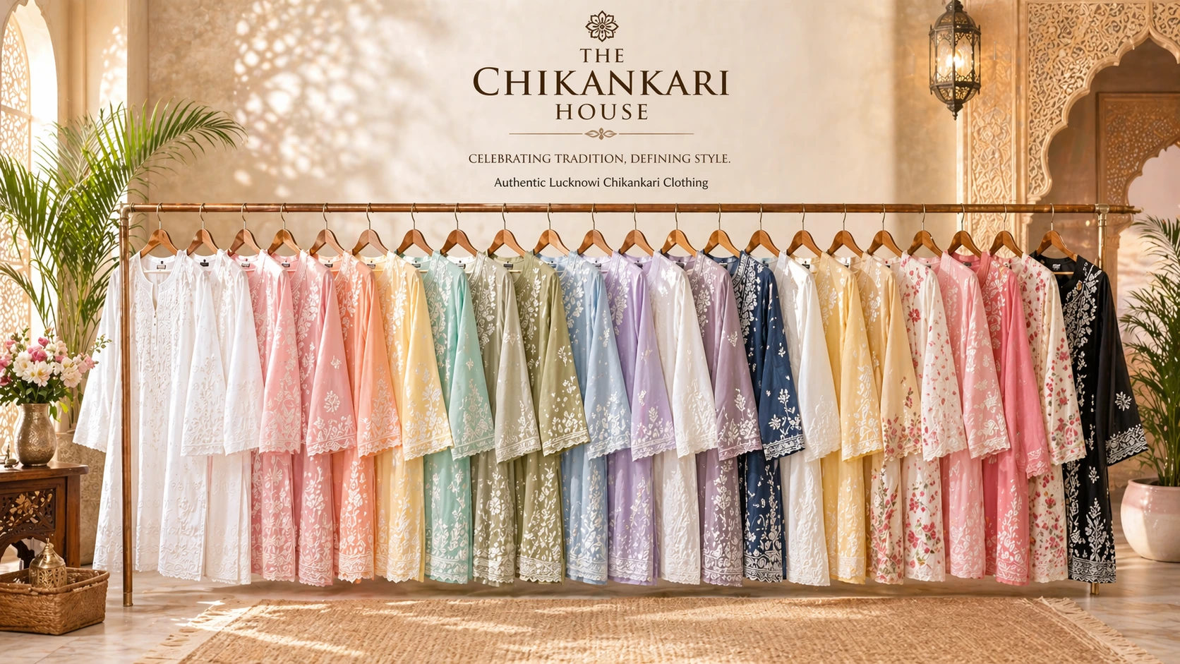 chikankari kurtis for women