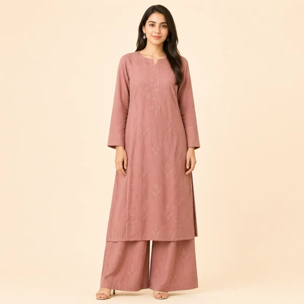 mauve_lucknowi_chikankari_kurta_palazzo_set_for_women_img1
